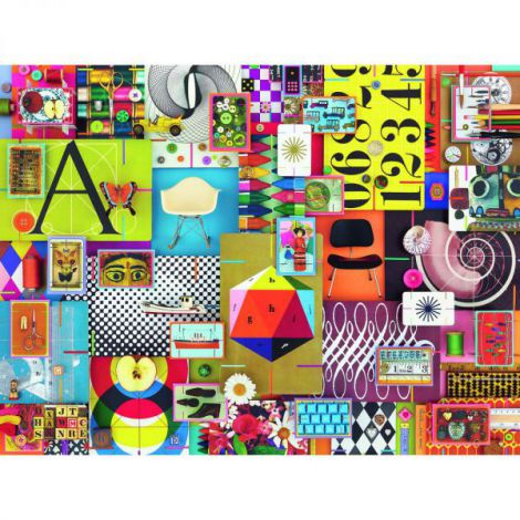 Puzzle Eames House Cards 1500 Ravensburger - imagine 2