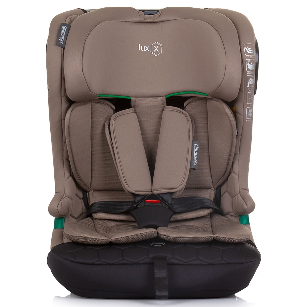Scaun Auto Chipolino Lux X I-Size, 76-150 cm, Macadamia
