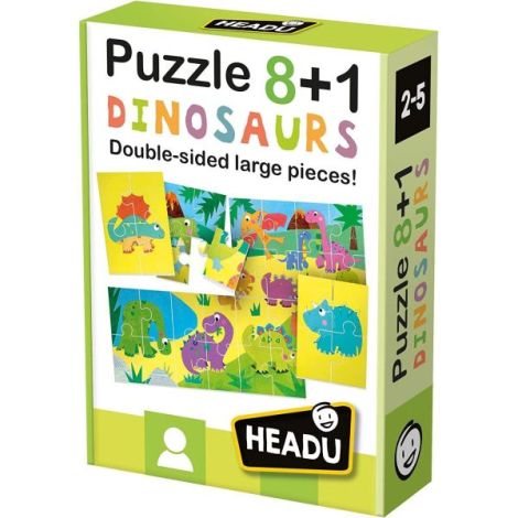 Headu 8 în 1 Puzzle Dinozauri Educativ - imagine 3