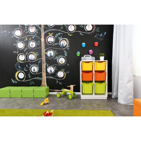Dulap L alb Moje Bambino pentru sertare inguste - imagine 8