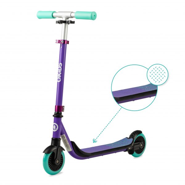 Trotineta QKids Bro Purple Pliabila 3 ani+ - imagine 2