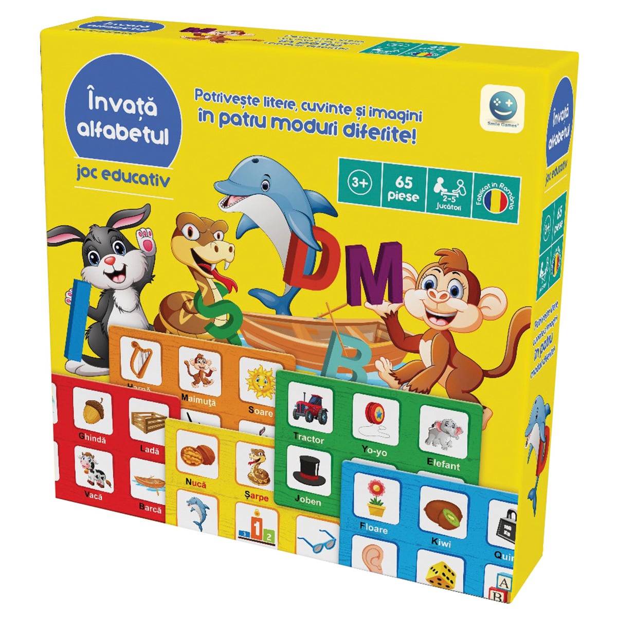Joc educativ Smile Games: Învață Alfabetul