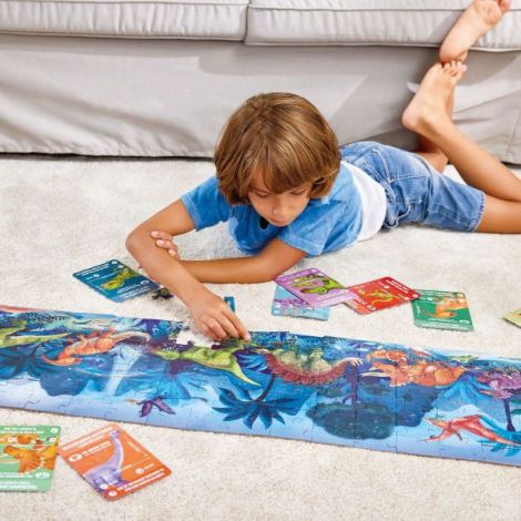 Puzzle Dino Hape Fluorescent 200 piese - imagine 5