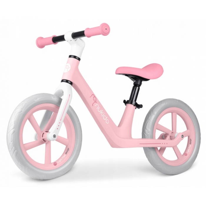 Bicicletă Fără Pedale Nukido Roz | Dezvoltă Echilibrul - imagine 6