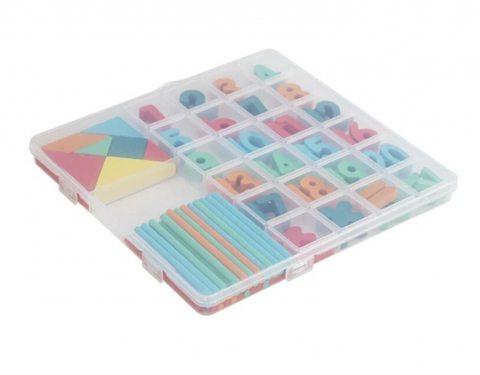 Cutie Tangram Lemn Krista | Jucarie Educativa Matematica