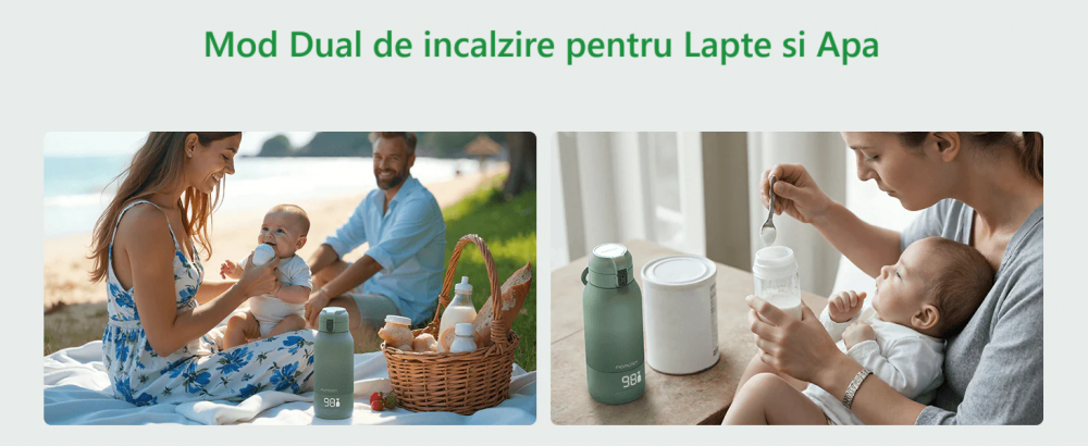 Încălzitor portabil rapid Momcozy 500ml - imagine 6