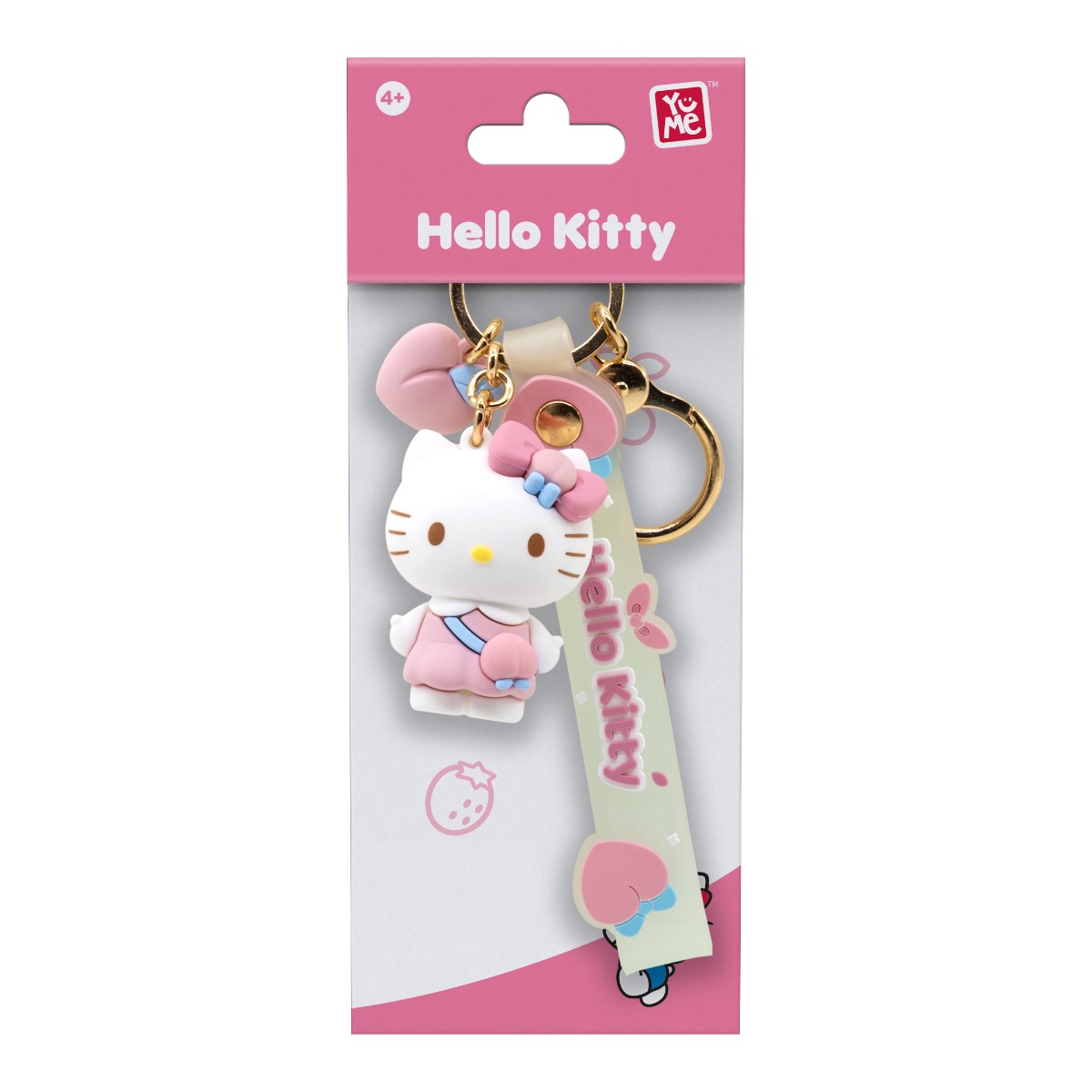 Breloc Hello Kitty Yume Peach | Accesoriu Drăguț