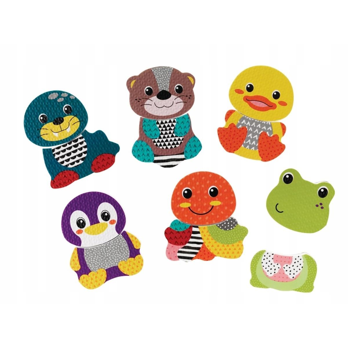 Set 6 Stickere Baie B Kids Animalute cu Plasa