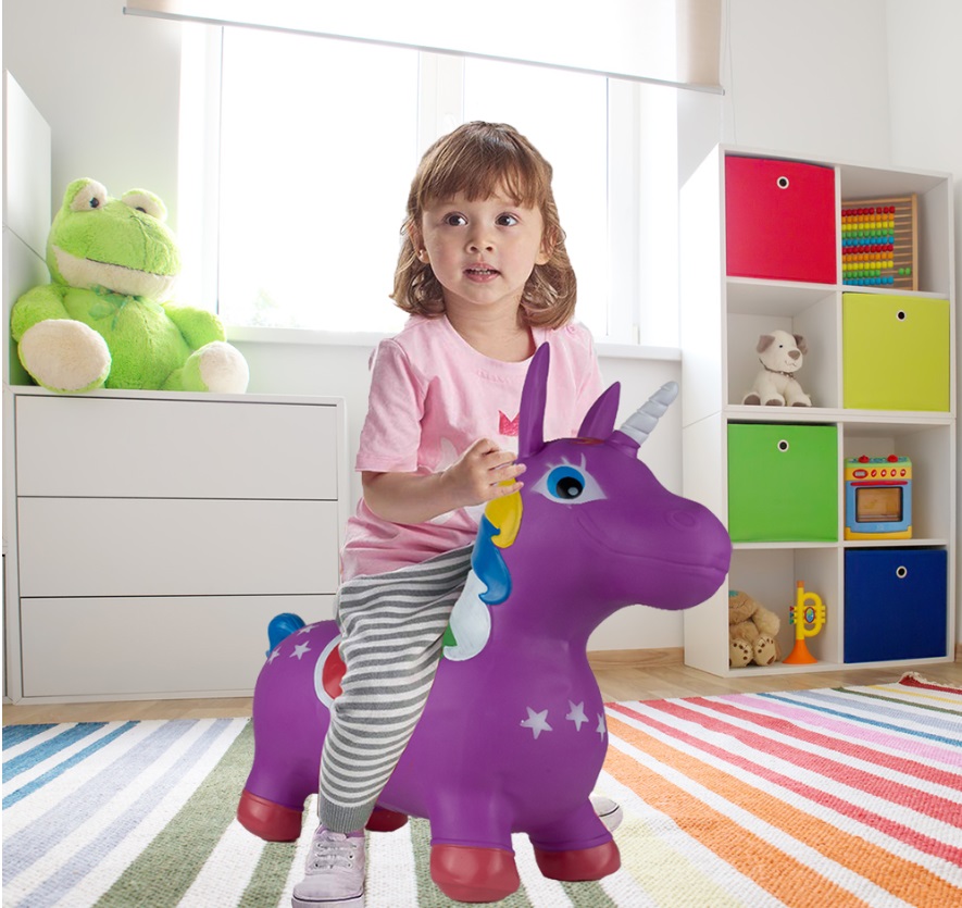 Unicorn Gonflabil Malplay | Jucărie Echilibru și Mișcare - imagine 5