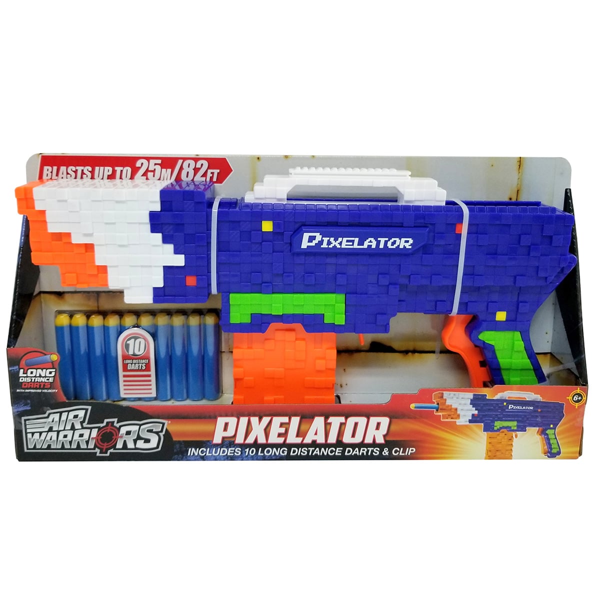 Air Warriors Pixelator | Pistol Jucarie, 25m Acțiune