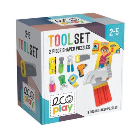 Puzzle Unelte Headu Ecoplay Educativ - imagine 2