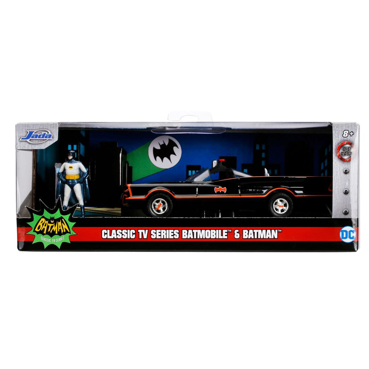 Batmobil 1966 Jada 1:32 cu Figurina Metalica