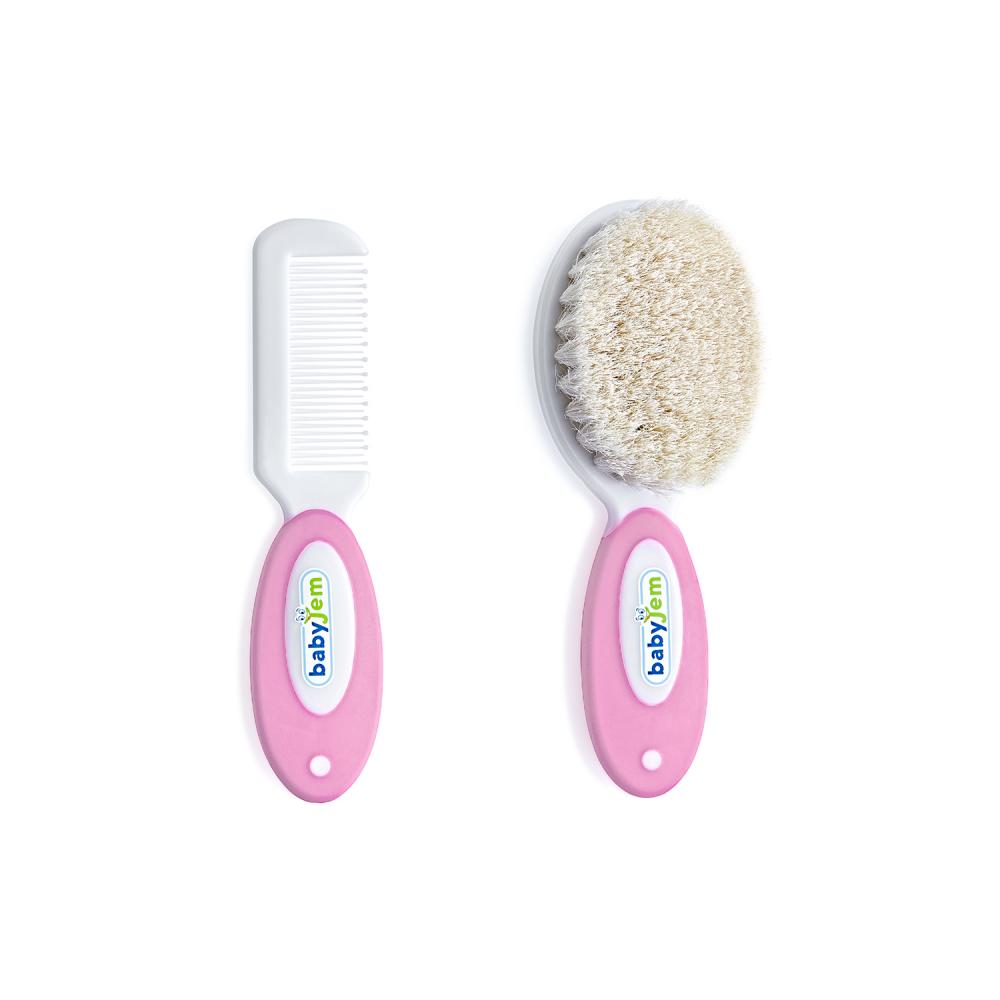 Set BabyJem Pieptan & Perie - Ingrijire Delicata - imagine 3