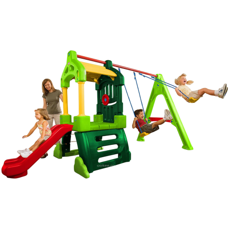 Spațiu Joacă Little Tikes cu Tobogan și Leagăn