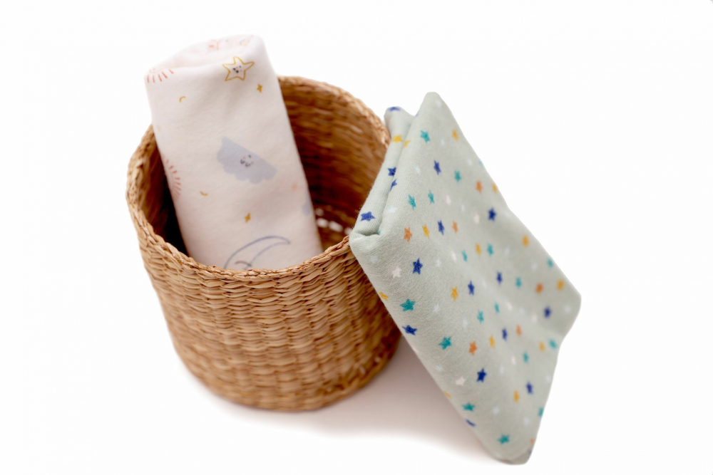 Set 2 scutece finet KidsDecor The Stars 70x70 cm - imagine 2