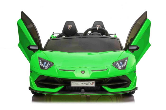 Mașinuță Lamborghini Aventador 12V 2 Locuri Verde - imagine 6