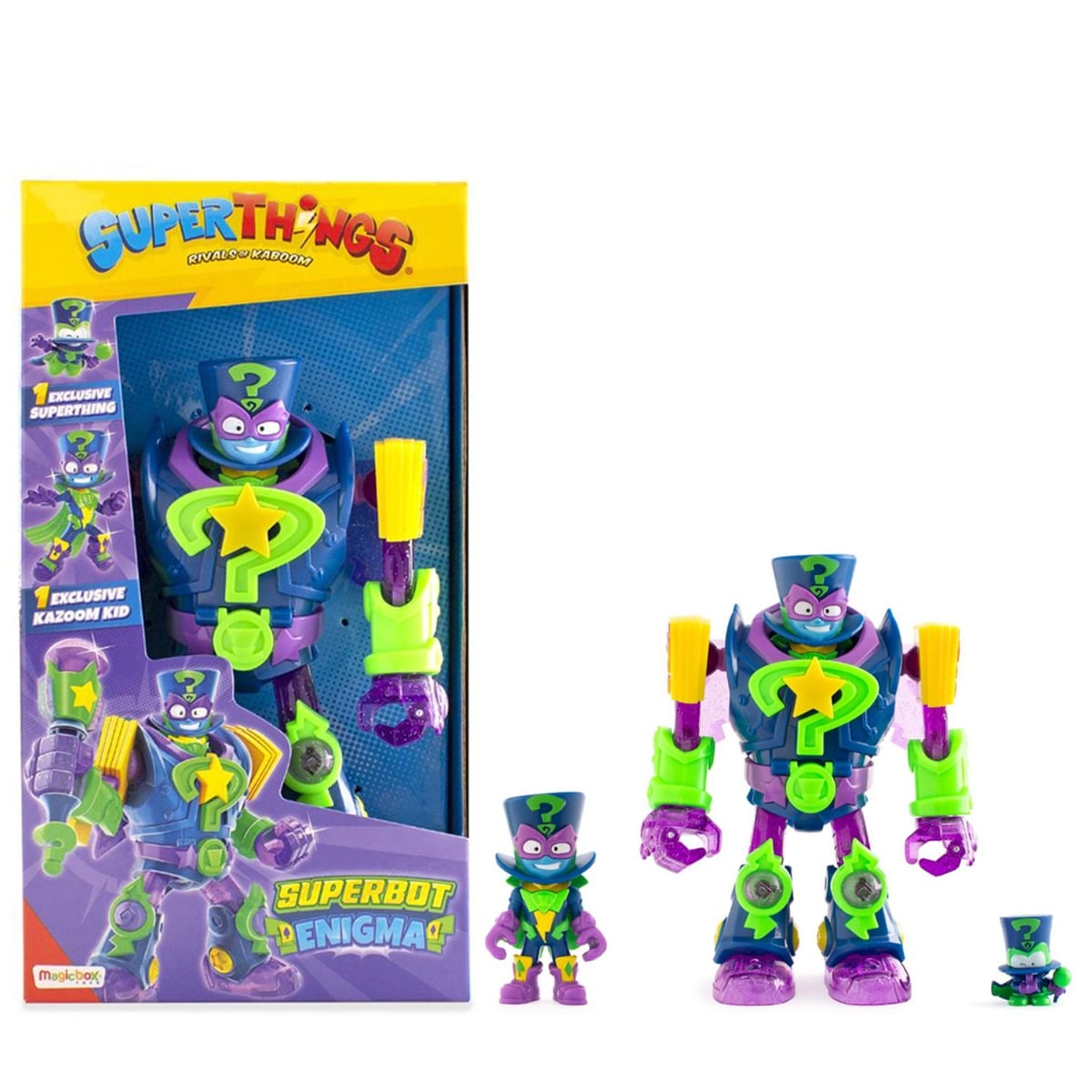 Set 3 Figurine SuperThings Superbot Enigma