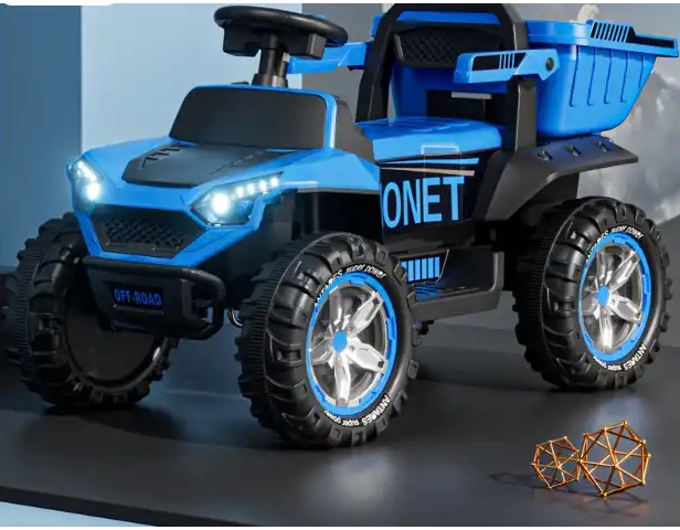 Mașinuță Electrică Nichiduta Bonet Blue cu Remorcă