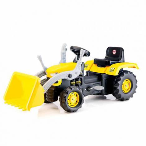 Tractor Excavator Dolu cu Pedale | Jucărie Constructie - imagine 2