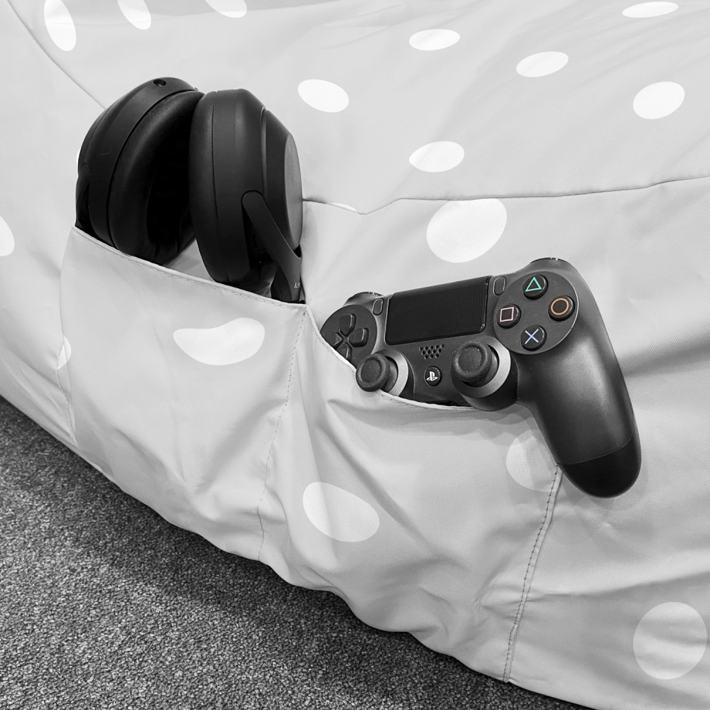 Fotoliu Puf Updeco Chill XL Gri | Confort Superior - imagine 5