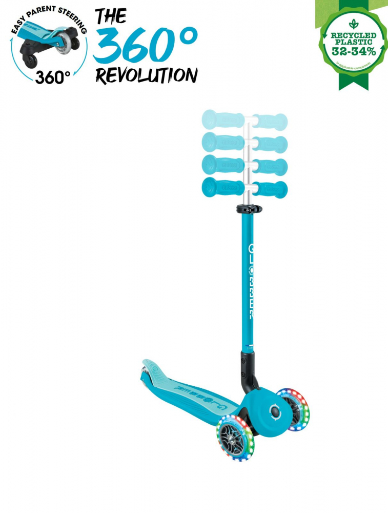 Globber Go-Up 3in1 Trotineta Copii LED - imagine 5
