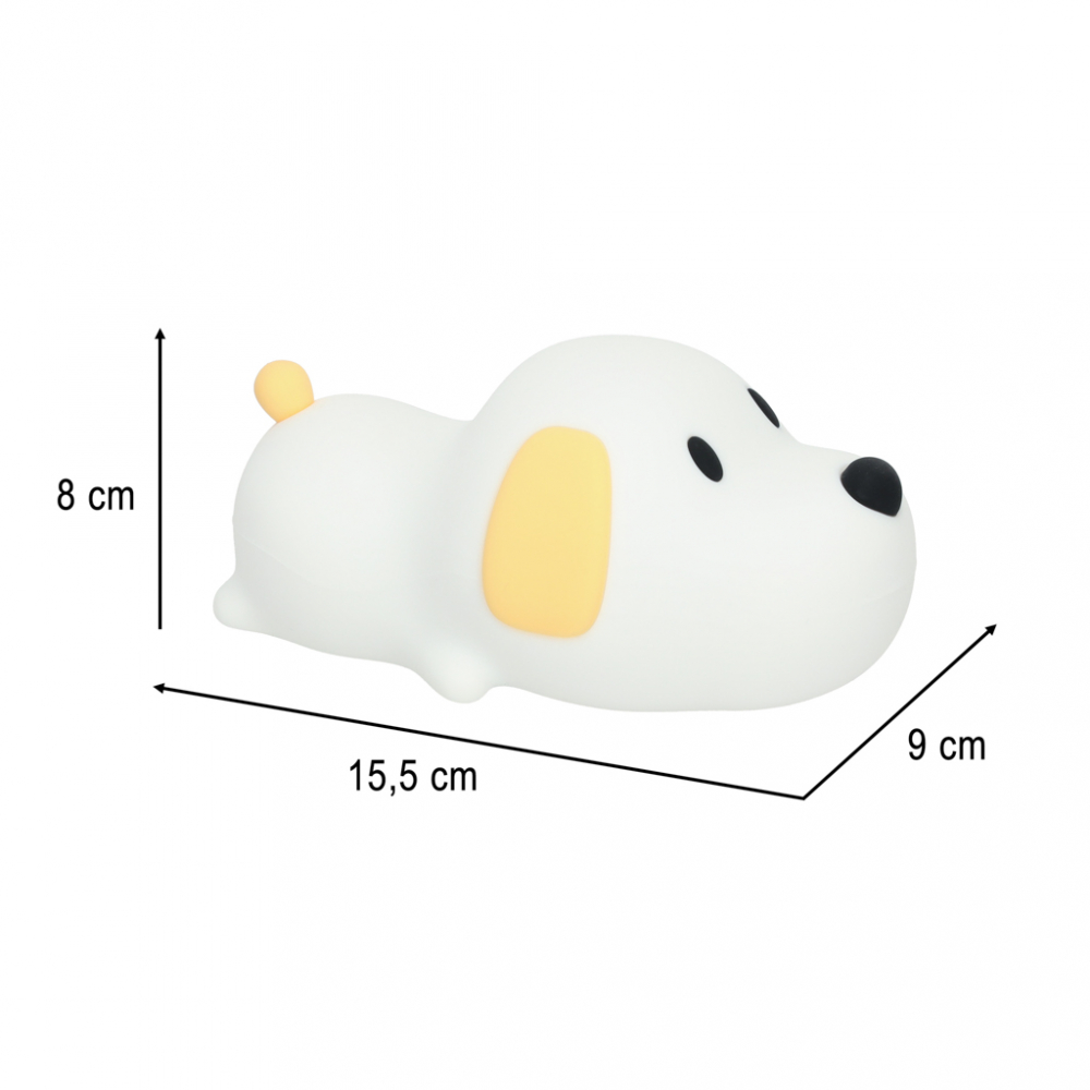 Ikonka Lampa Dog Silicon - Iluminare Sigura - imagine 9