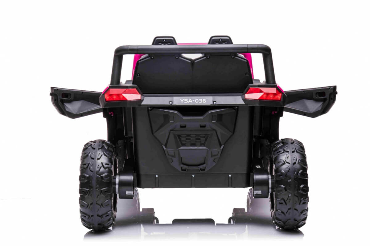 Masinuta Electrica Buggy UTV 2000 Roz - Autokids - imagine 5