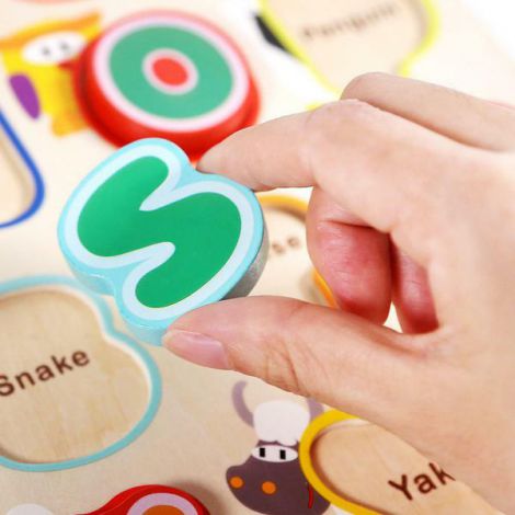 Puzzle Topbright Litere Animalute Educativ - imagine 4