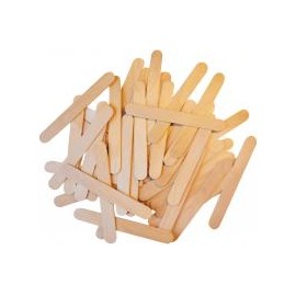 Set 100 Spatule Lemn Playbox | Decorat