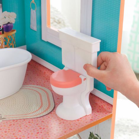 Casuta din lemn pentru papusi Camila, Kidkraft - imagine 15