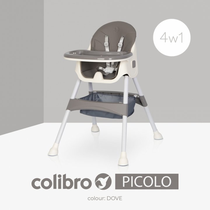 Scaun Masa 4in1 Colibro Picolo Dove - Pliabil