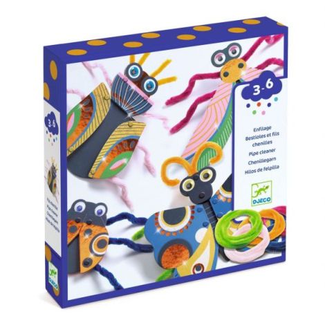 Joc Creativ Insecte Djeco - Dezvoltă Creativitatea