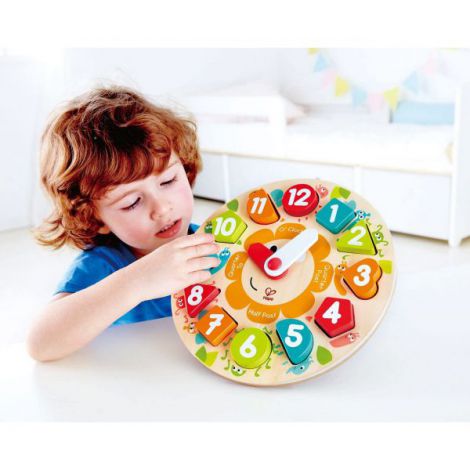 Ceas Educativ Hape E1622 - Lecție de Timp și Forme - imagine 3