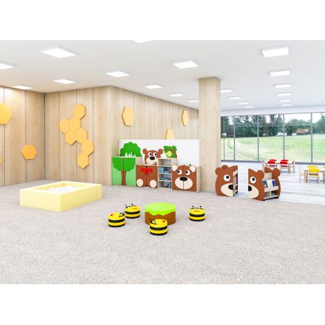 Set Ursuletul Vesel Moje Bambino - Mobilier Grădiniță - imagine 2