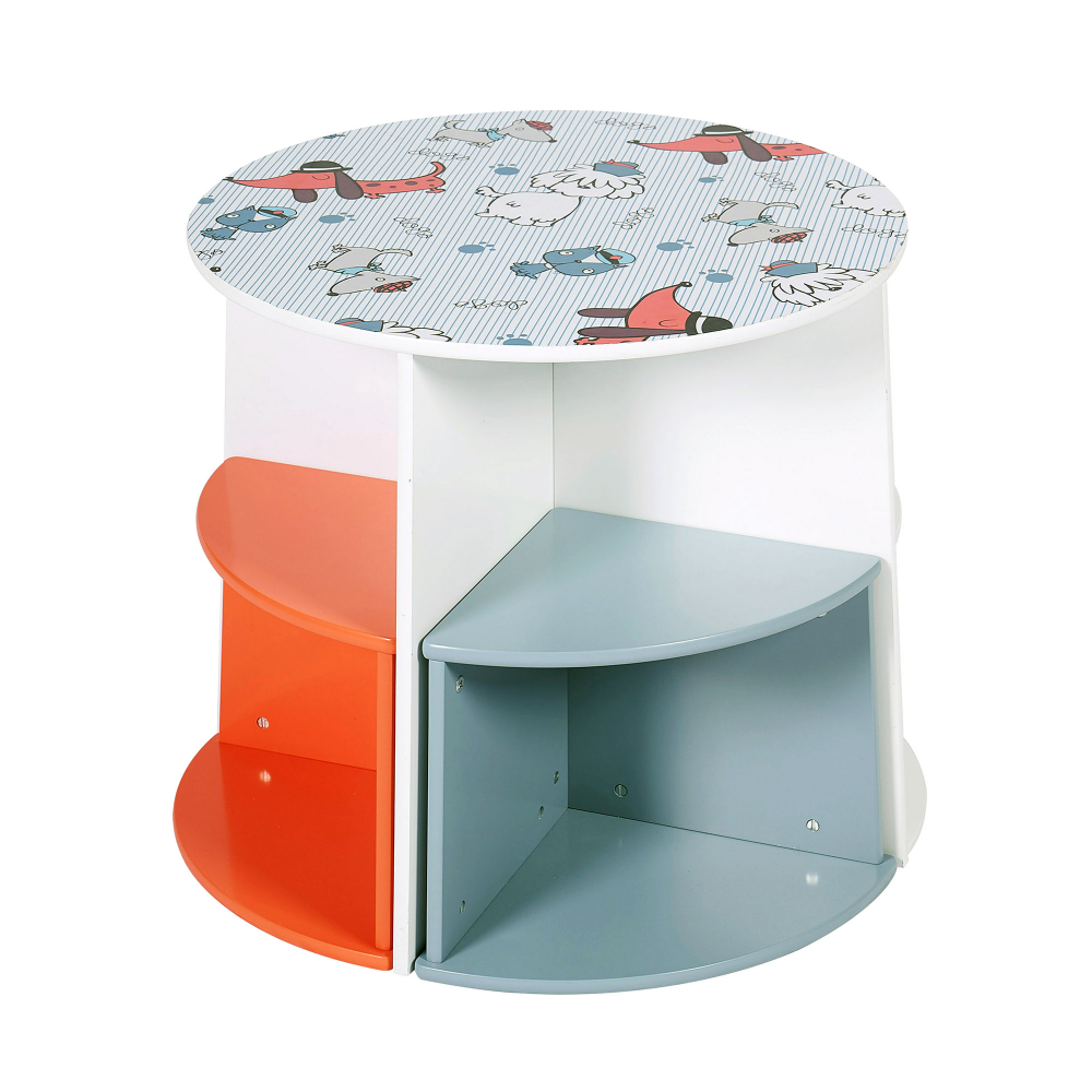 Set Masa si 4 Scaune Ginger Home Lemn Compact - imagine 3