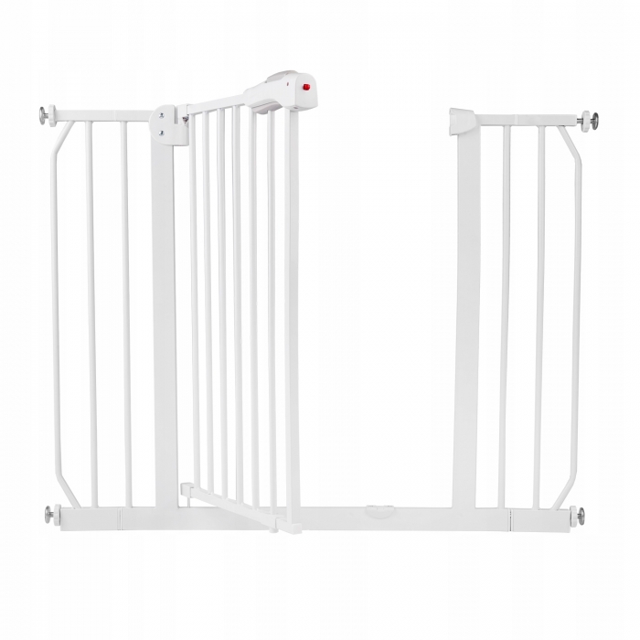 Poarta Siguranta Nukido Alb, Extensibila 75-105 cm - imagine 7