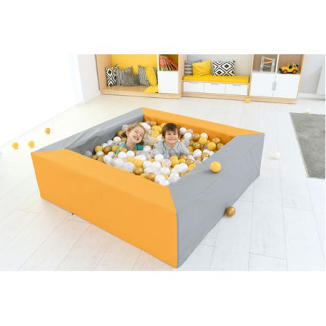 Piscina Bile Gri-Orange 1.5x1.5m Moje Bambino - imagine 5