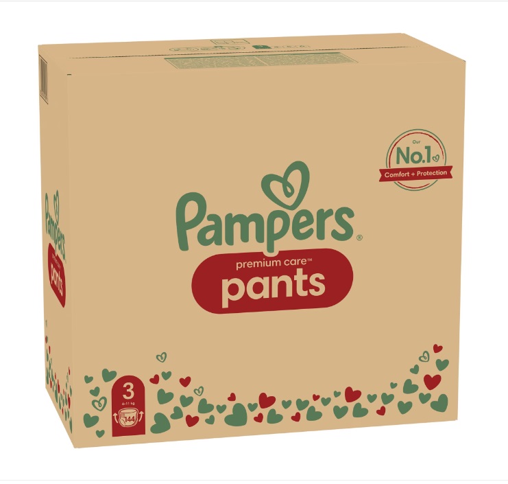 Scutece Pampers Premium Care 3, 6-11kg, XXL, 144 buc - imagine 2