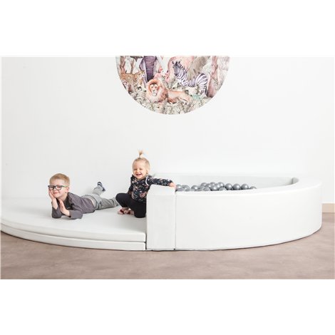 Piscina Bile Moje bambino Oeko-Tex White - imagine 2