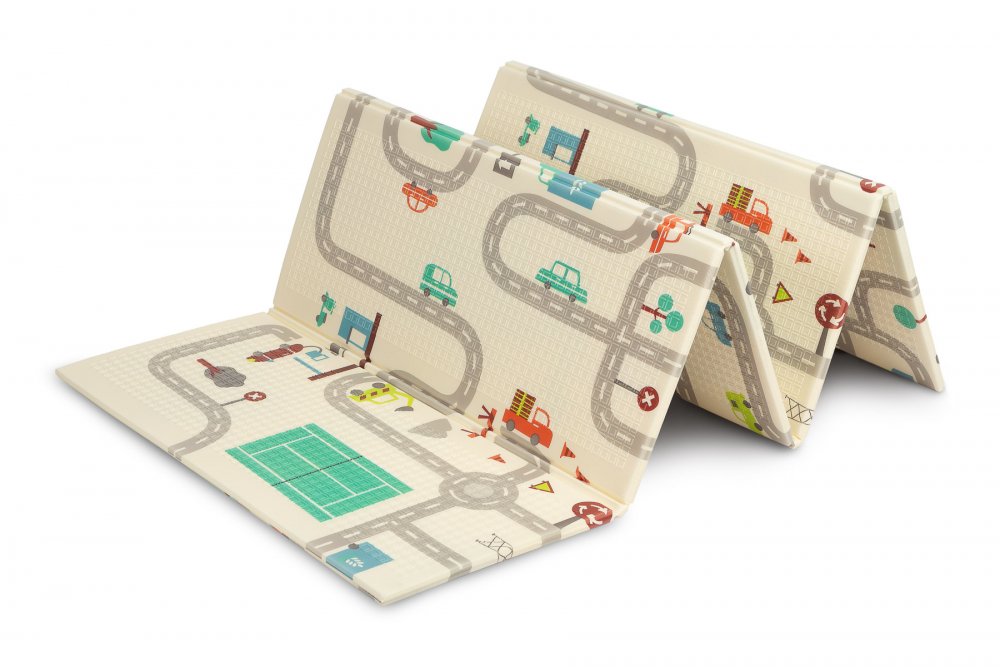 Covoras Pliabil Toyz Cars, Spuma XPE, 200x180 cm