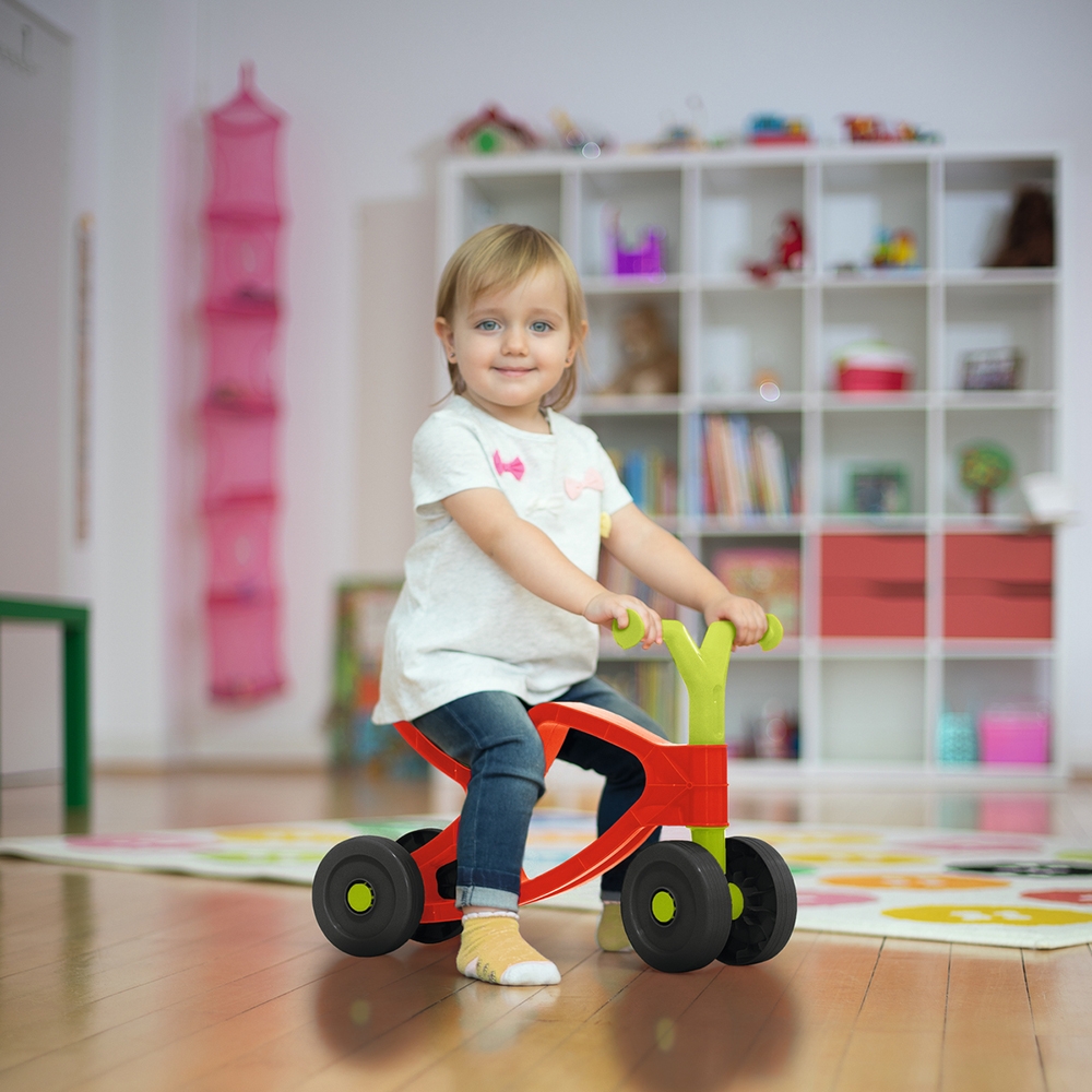 Big Flippi Roșu-Verde Ride-On fără Pedale 1.5 Ani - imagine 2