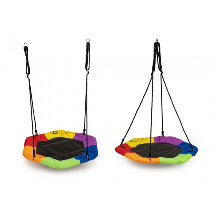 Leagan Ecotoys cuib barza MIR6023, multicolor - imagine 4