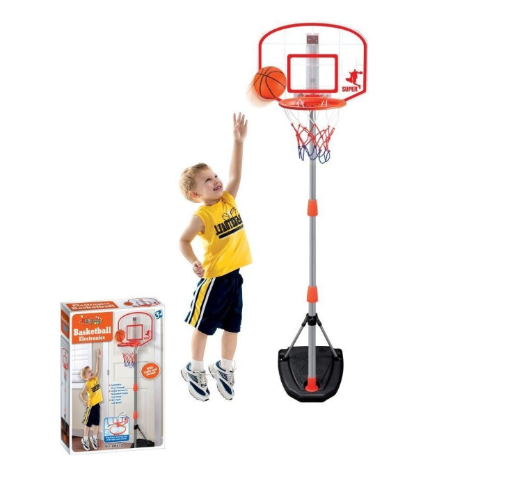 Set Baschet Malplay cu Minge și Contor Electronic - imagine 6