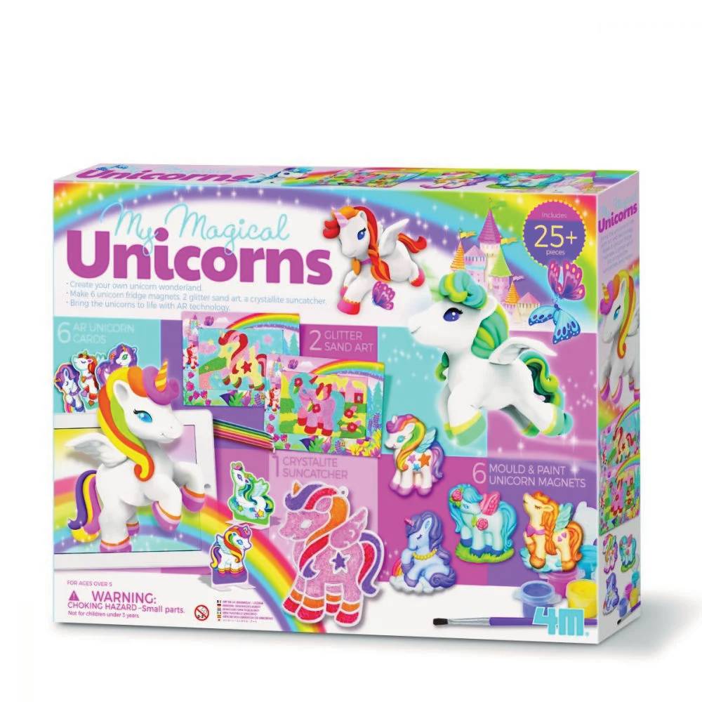 Set 4M Unicorni Magici, Creativitate și AR