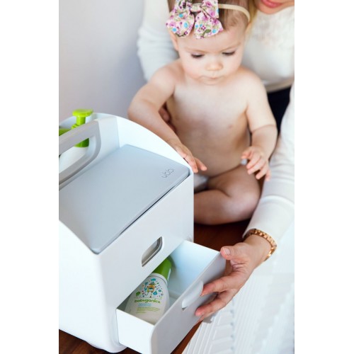 Organizator Scutece Ubbi Alb-Gri, Pratic - imagine 2
