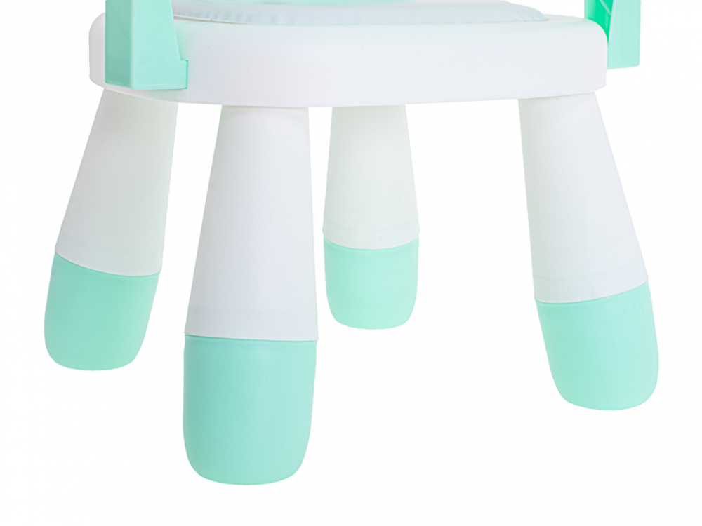 Scaun Masa Ikonka 2in1 Little Bunny Verde - imagine 9