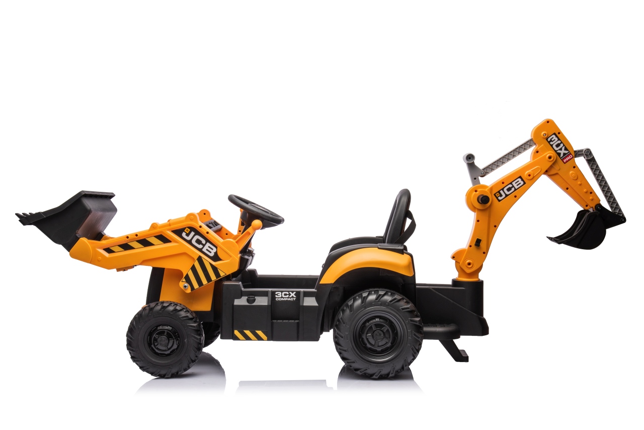 Tractor Excavator JCB 2 in 1 Electric Galben - imagine 5