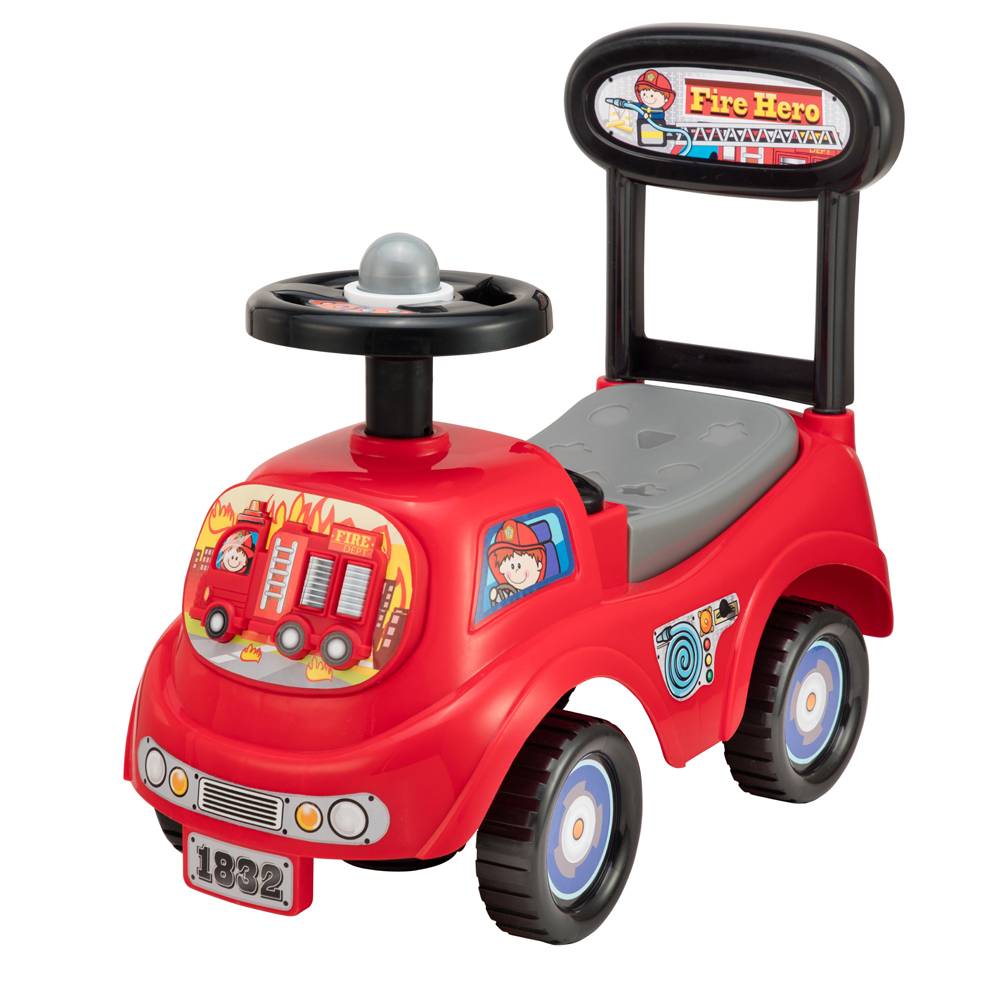 Ride-On Mandelli Rosu 1-3 Ani, Cu Depozitare