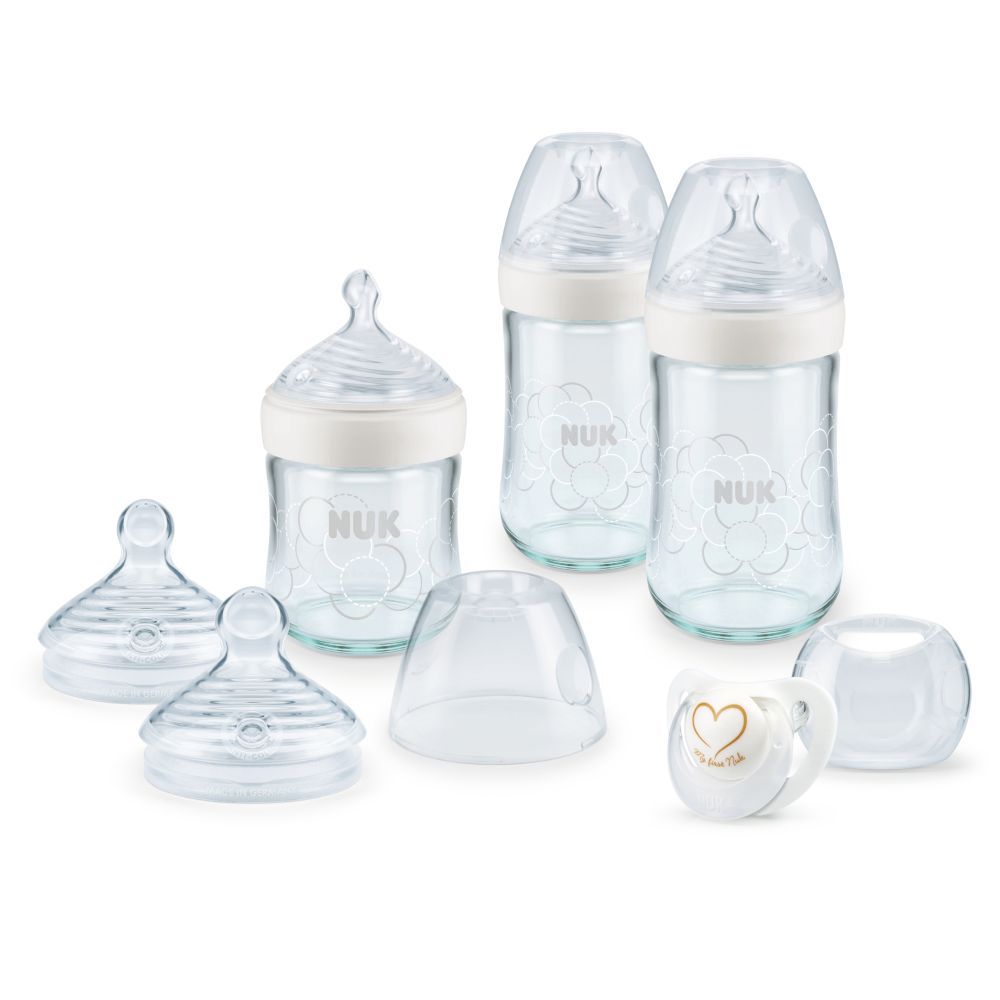 Set NUK Nature Sense Biberoane Sticla | Simt Natural - imagine 2