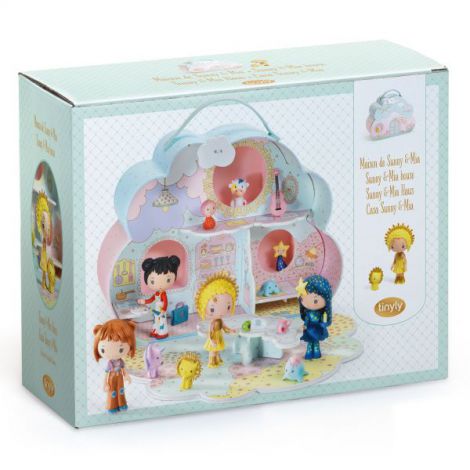 Djeco Tinyly Sunny si Mia cu Casuță Nor - imagine 5